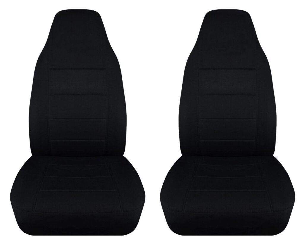 black back seat covers